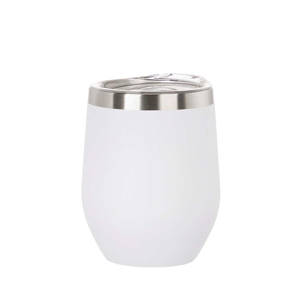  PYD Life Sublimation Blanks Wine Tumbler Cups White 12