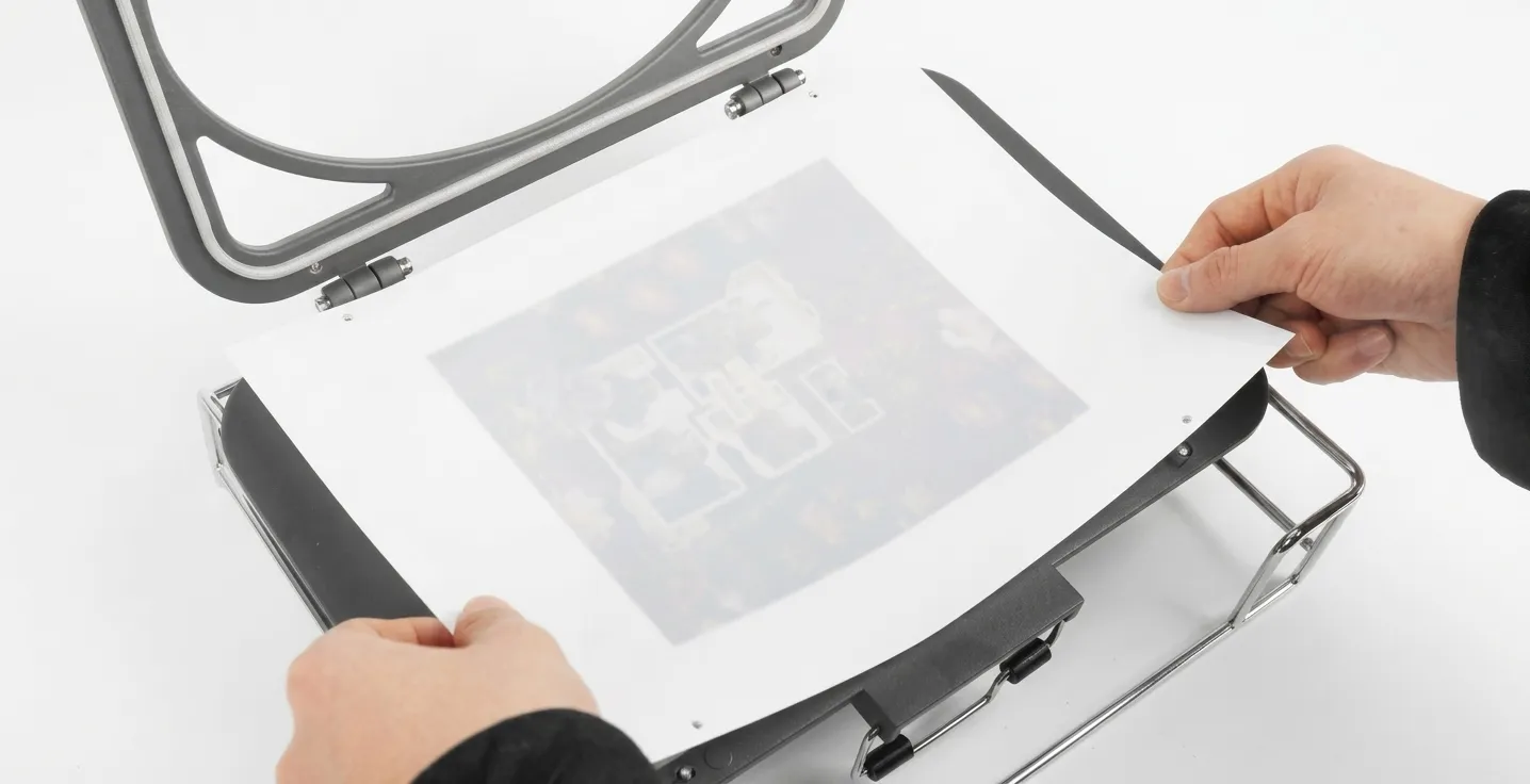 How to Customize it by 3D Sublimation Oven Kit? Step 2: Place the Film. Place the sublimation film over the product.