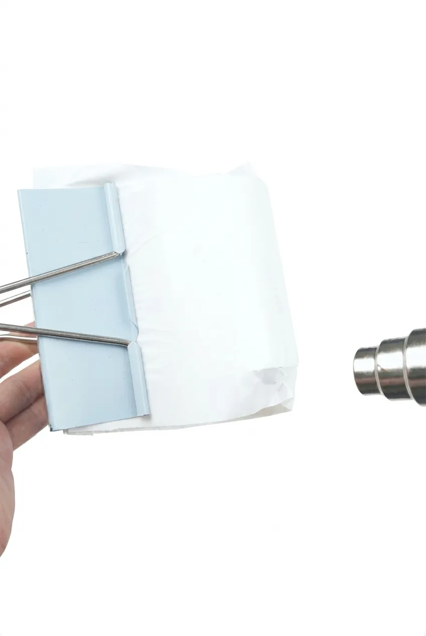 How to Customize it by Sublimation Oven? Step 4: Shrink it by Heat Blower