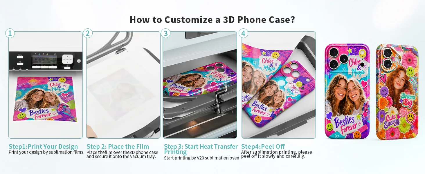 PYD Life 3D Sublimation Phone Case