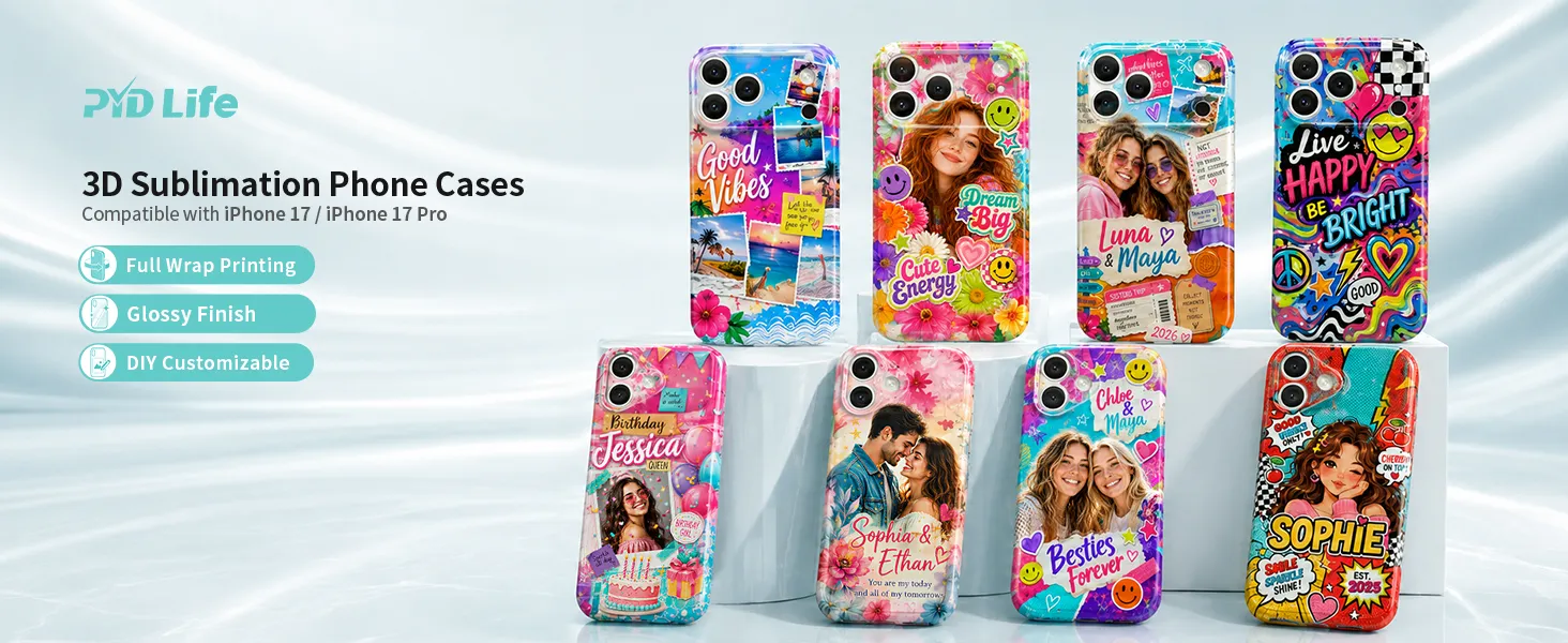 PYD Life 3D Sublimation Phone Case