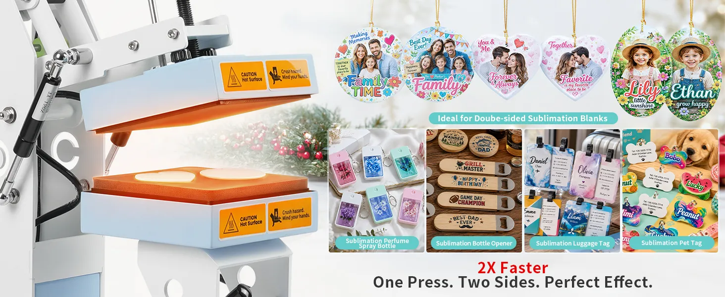 2-in-1 Heat Press Machine
