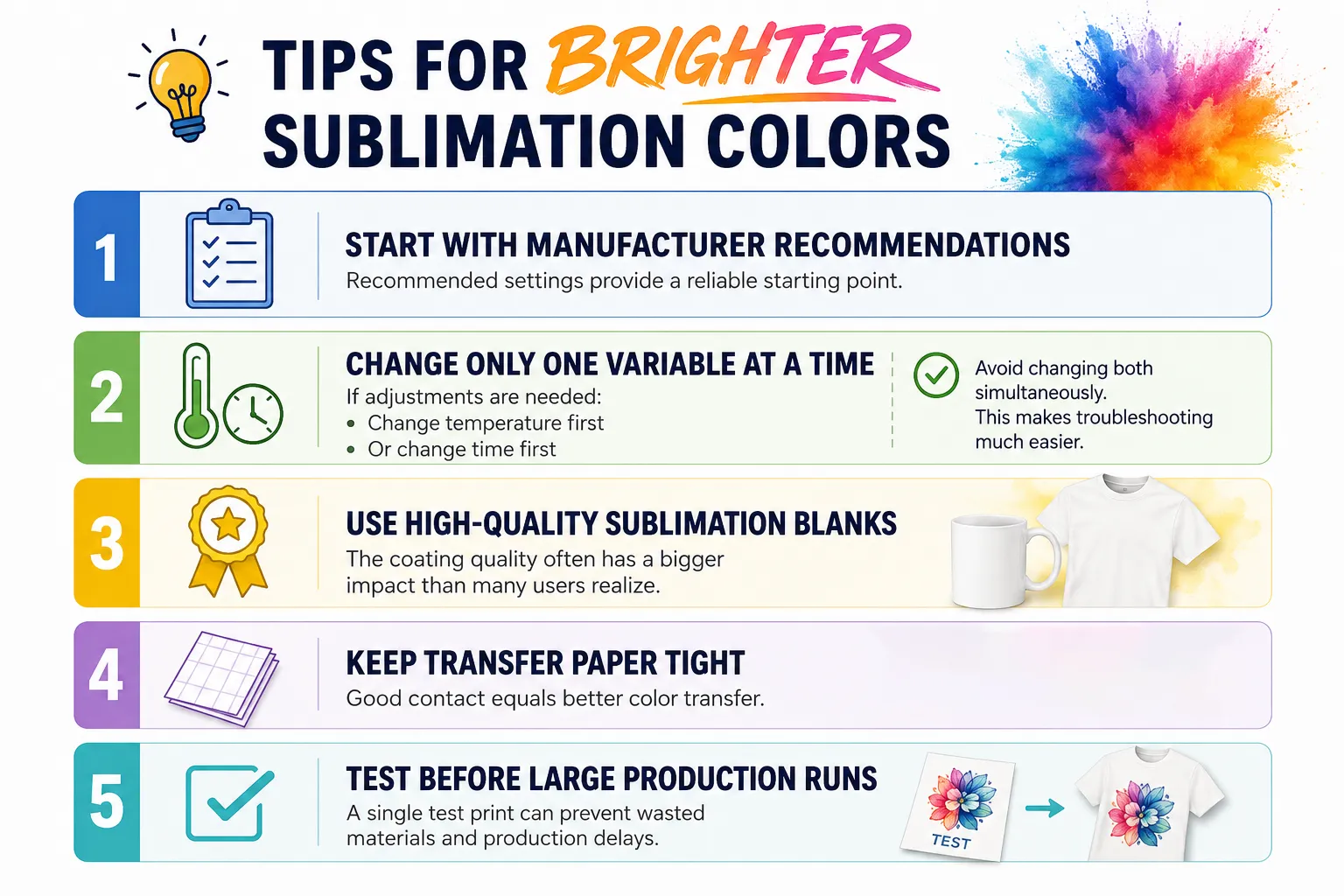 Fix Dull Sublimation Colors