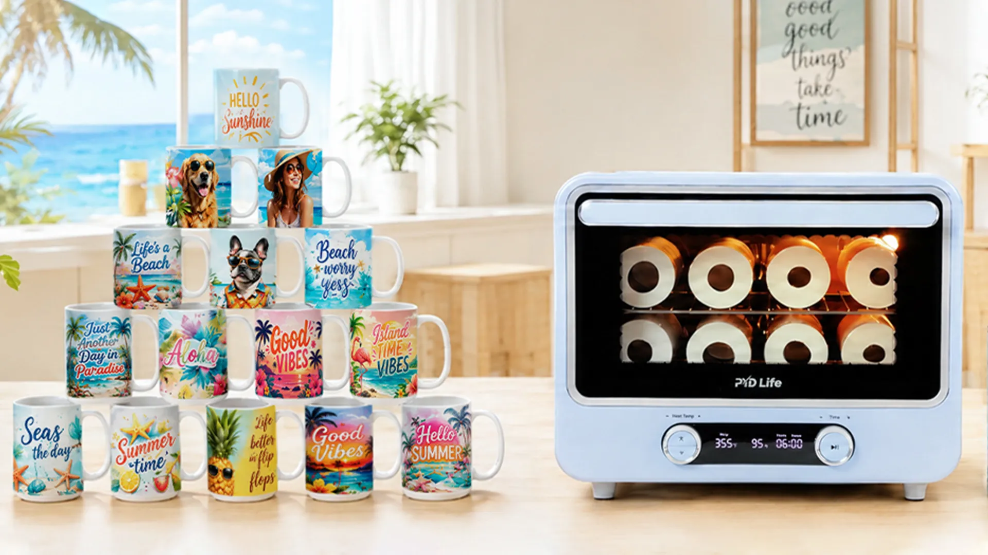 How to Make a Perfect Full Wrap Sublimation Mug with Sublimation Oven ?