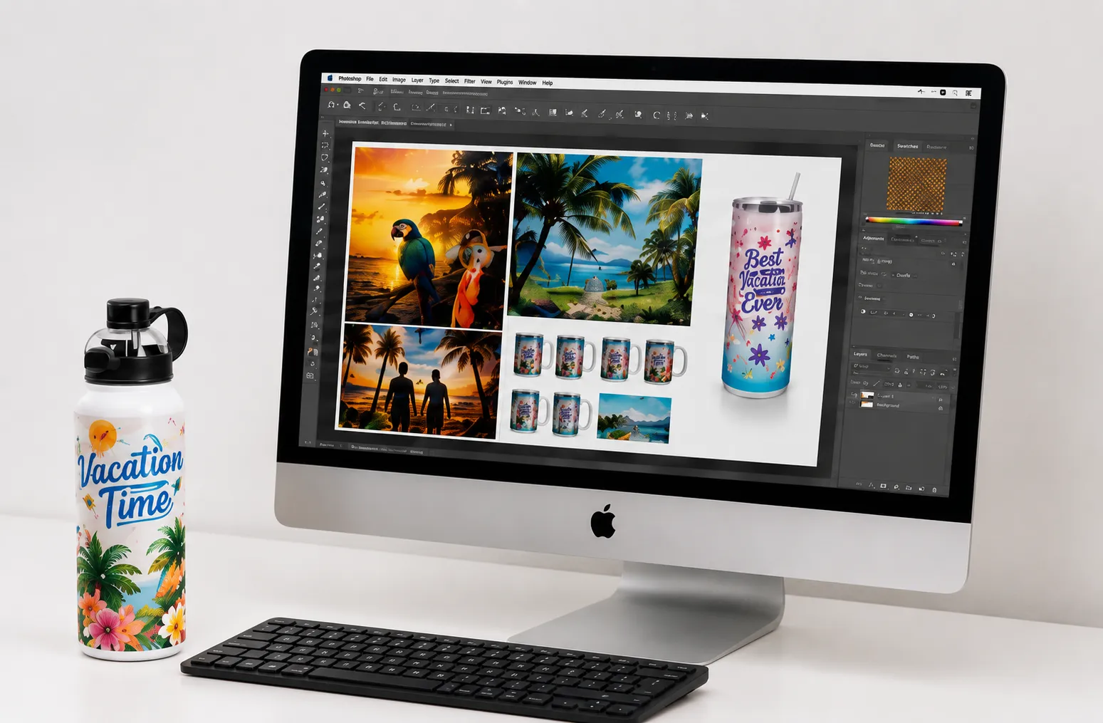 Upload artwork and start a custom POD printing project