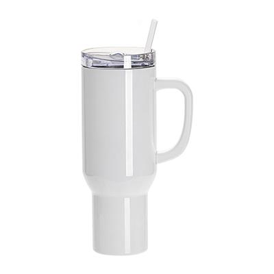 40 oz Tumbler with Plastic Handle Full Print