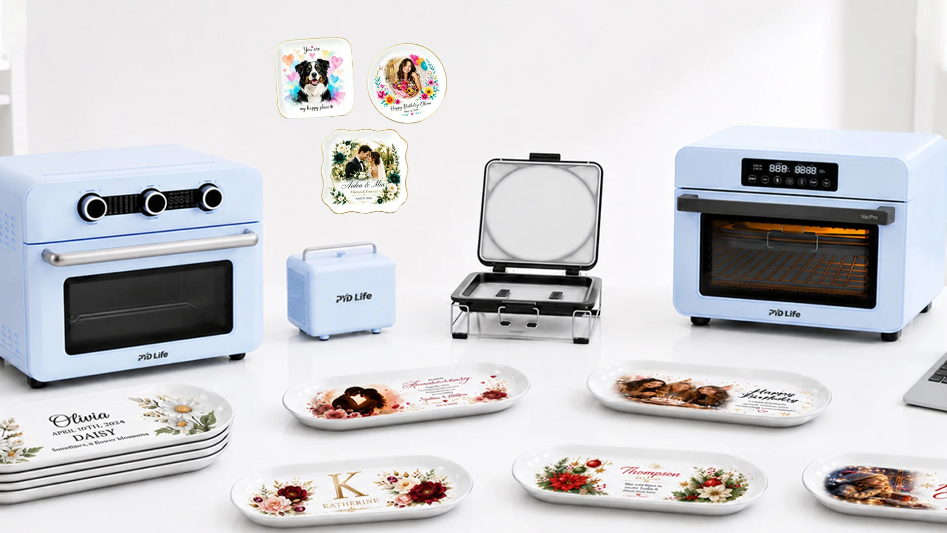 How to Sublimate Ceramic and Stainless Steel Catch-All Jewerly Trays?