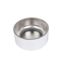 Sublimation Blank Stainless Steel Dog Bowl(64oz/1900ml,Sublimation Blank,White)
