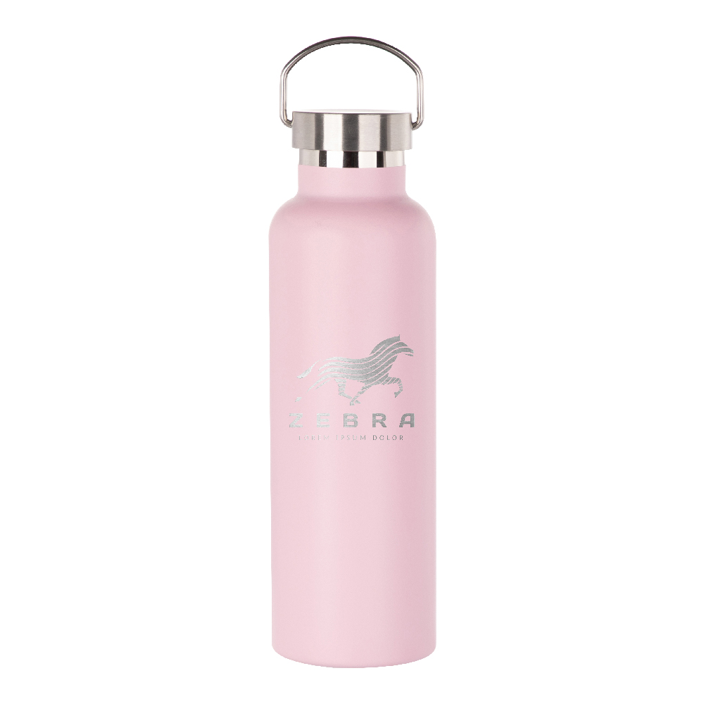 750ml Sports Bottle with Stainless steel Lid(Other,Common Blank,Pink)
