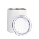 Stainless Steel Lowball(10oz/300ml,Sublimation Blank,White)