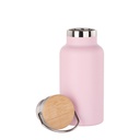 350ml Sports Bottle with Bamboo Lid(Other,Common Blank,Pink)
