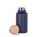 350ml Sports Bottle with Bamboo Lid(Other,Common Blank,Dark Blue)
