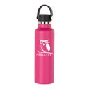 600ml Powder Coated Sports Bottle(Other,Common Blank,Purple Red)