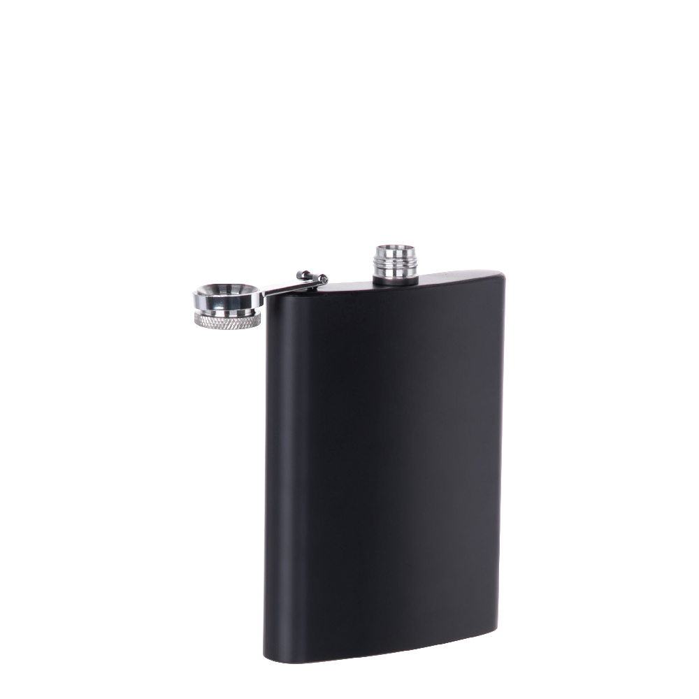 8oz/240ml Stainless Steel Hip Flask(8oz/240ml,Common,Black)