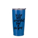 Stainless Steel Tumbler(20oz/600ml,Sublimation blank,Blue)
