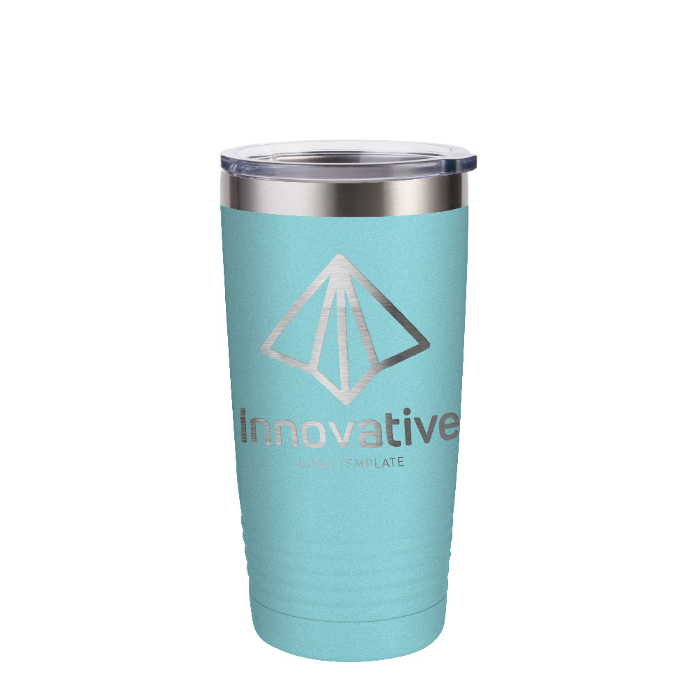 Powder Coated Stainless Steel Tumbler(20oz/600ml,Common Blank,Mint Green)