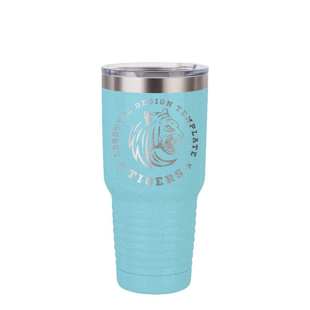 Powder Coated Stainless Steel Tumbler(30oz/900ml,Common Blank,Mint Green)