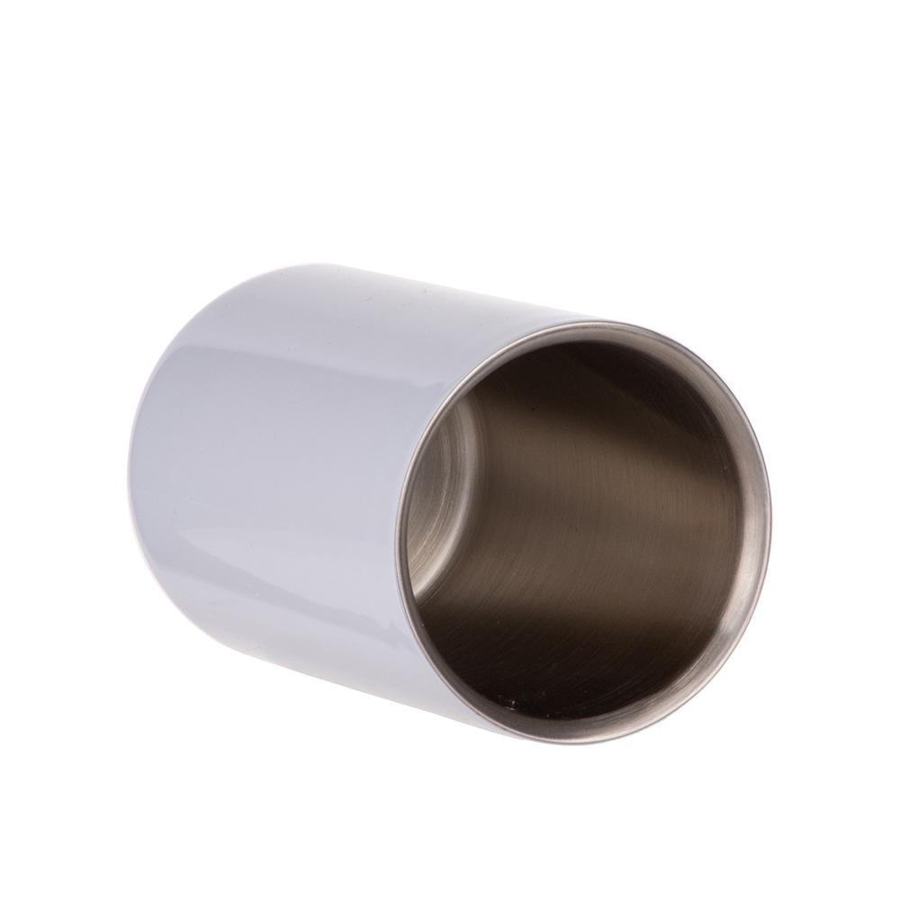 Stainless Steel  U-Shaped Tumbler(17oz/500ml,Sublimation Blank,White)