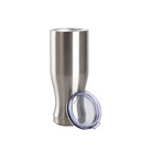 Stainless Steel Pilsner Style Tumbler(25oz/750ml,Sublimation Blank,Silver)