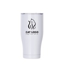 Stainless Steel Tapered Tumbler(28oz/840ml,Sublimation Blank,White)