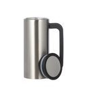 Stainless Steel Tall Cup w/ Handle(12oz/360ml,Sublimation Blank,Silver)