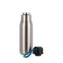 Stainless Steel Sports Bottle w/ Portable Lid(17oz/500ml,Sublimation Blank,Silver)