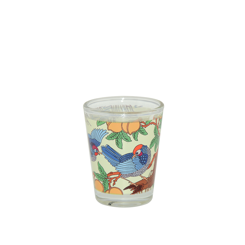 1.5oz Shot Glass with White Patch(1.5oz,Sublimation Blank)