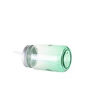 Clear Gradient Mason Jar no Handle(15oz/450ml,Sublimation Blank,Green)