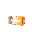 Clear Gradient Mason Jar no Handle(15oz/450ml,Sublimation Blank,Orange)