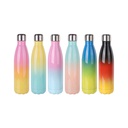 Wave Bottles(17oz/500ml,Sublimation Blank,Black+Red+Yellow)