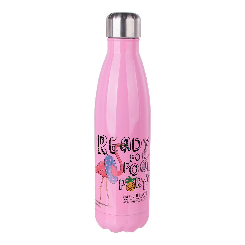 Glossy Bottles(17OZ,Sublimation,Pink)