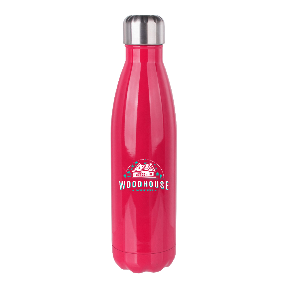 Glossy Bottles(17OZ,Sublimation,Red)