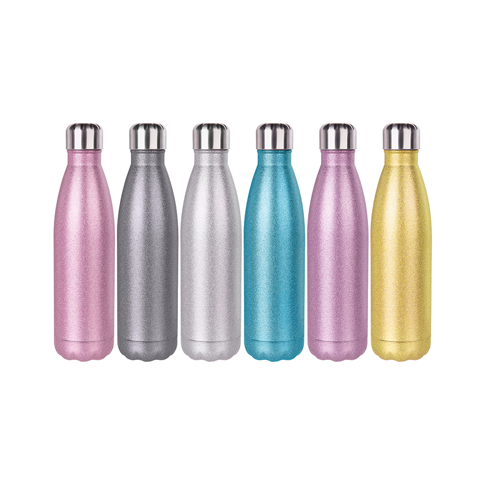 Glitter Bottles(17OZ,Sublimation,Silver)