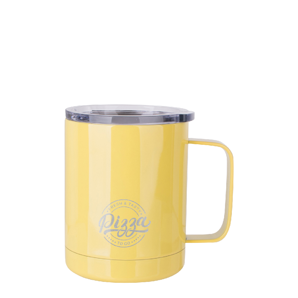 Glossy Mugs(10OZ,Sublimation Blank,Yellow)