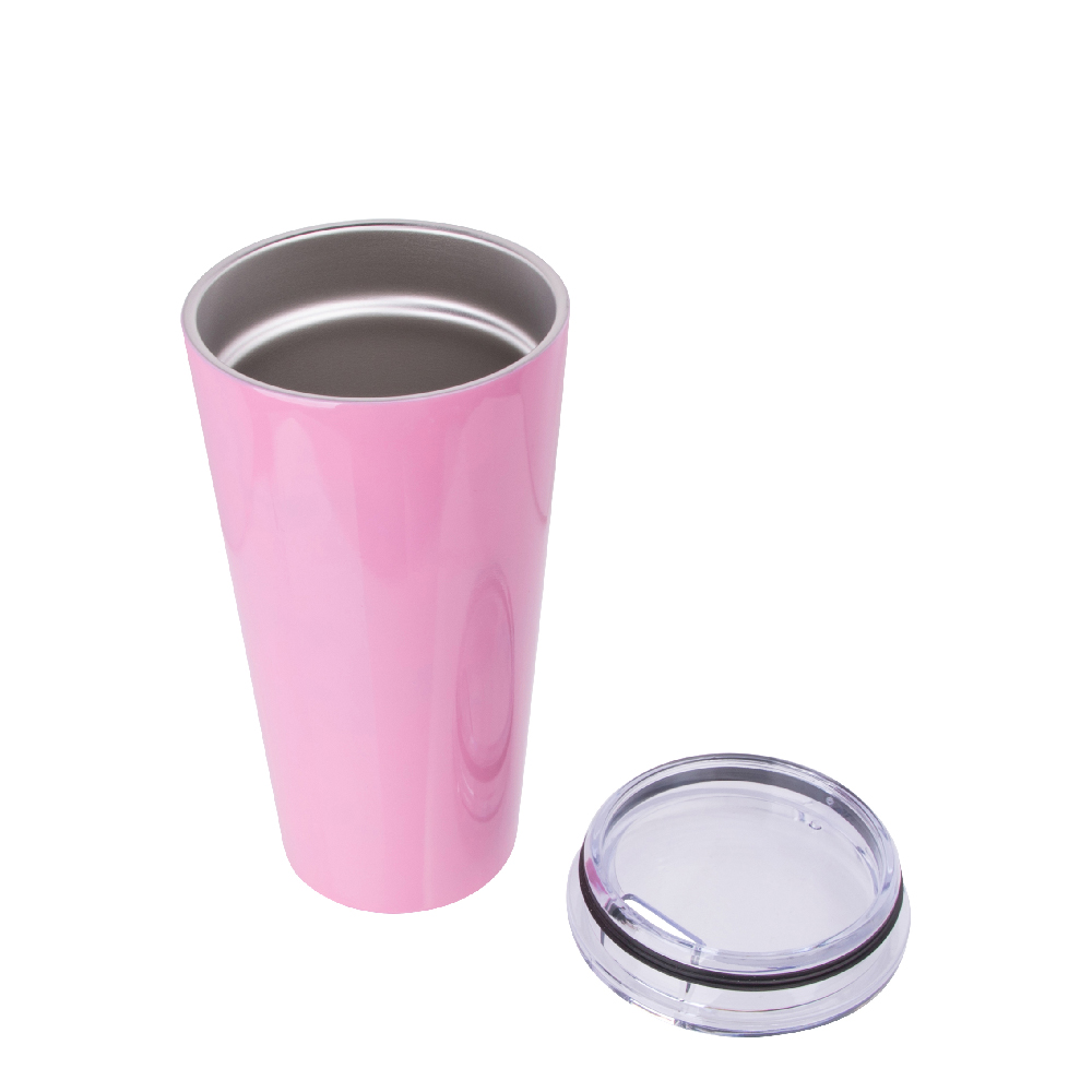 Glossy Tumbler(16OZ,Sublimation Blank,Pink)