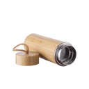 Bamboo Skinny Thermal Tumbler w/ Bamboo Lid(12oz/360ml,Common Blank)