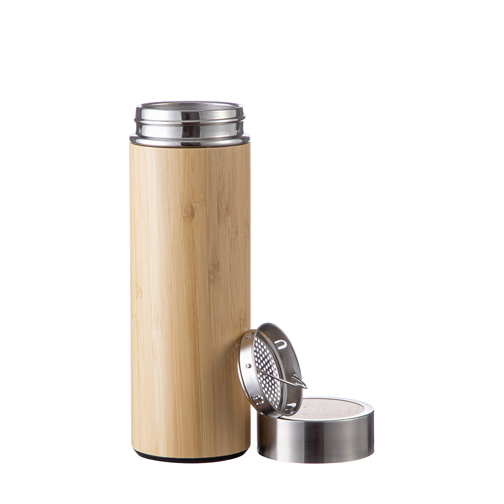 Bamboo Thermal Tumbler w/ SS Lid(12oz/360ml,Common Blank)