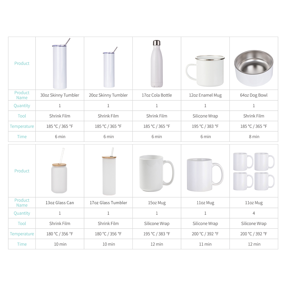 Tumblers Bulk 17oz Blanks Tumbler White Mason Skinny Straight Sublimation  Cups for Heat Transfer Stainless Steel Coffee Mugs with Lid and Straw DIY  Heat Press Printing(6 Pieces)