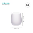 300ml Stemless Glass(Frosted)
