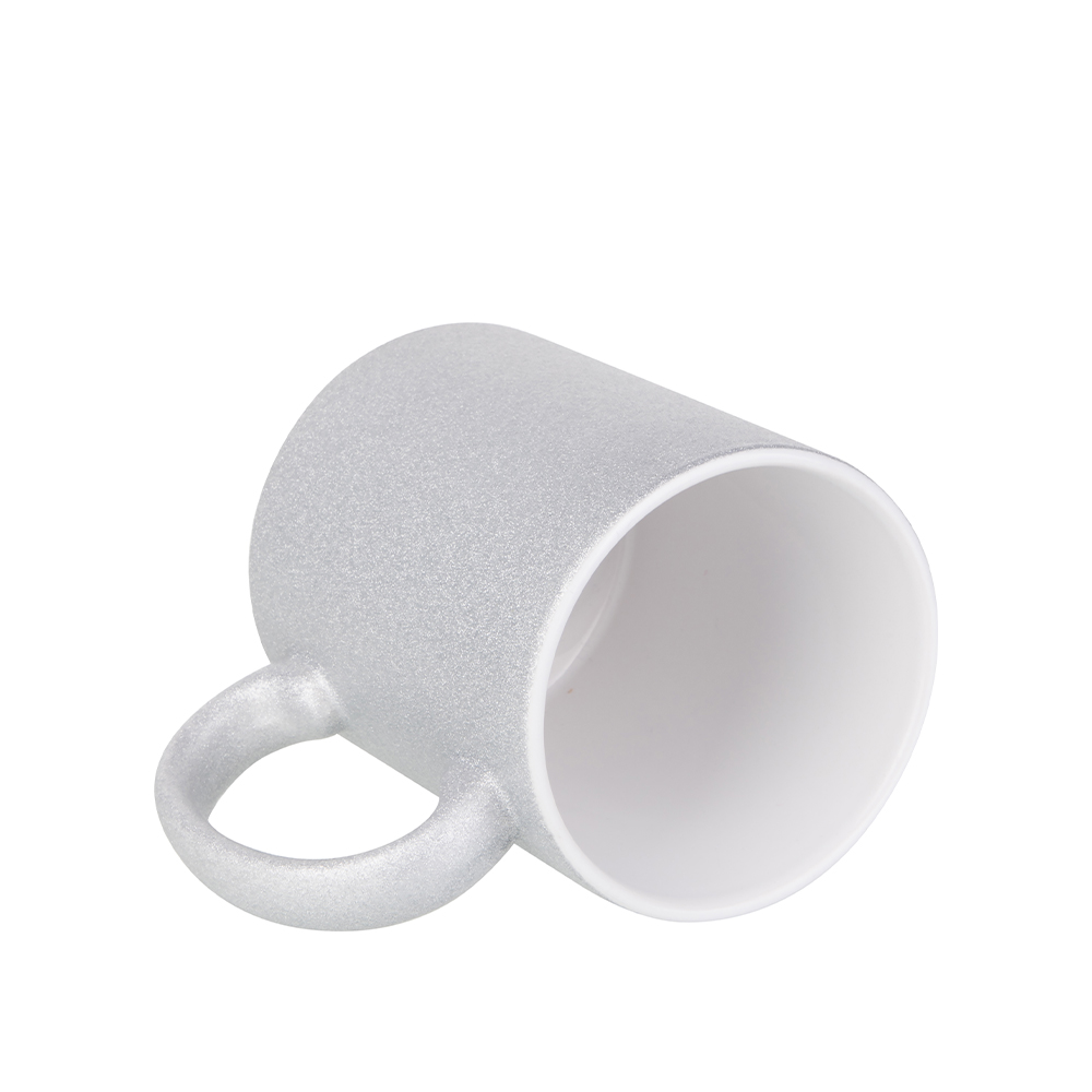 11oz/330ml Glitter Mug(Silver)