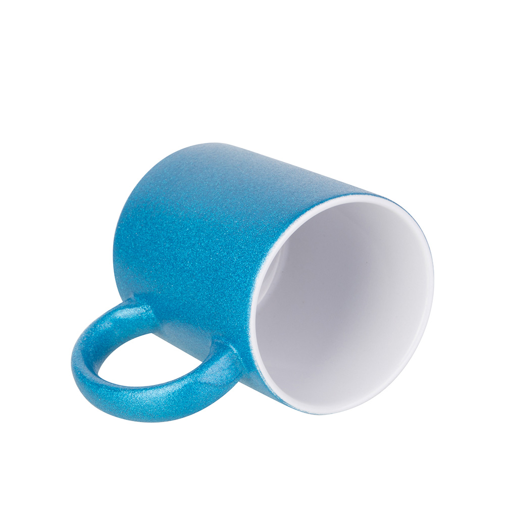 11oz/330ml Glitter Mug(Blue)