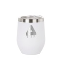 12oz/360ml Stainless Steel Stemless Cup (Sublimation, Matt White)