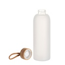 25oz/750ml Frosted Glass Bottle w/ Bamboo Lid