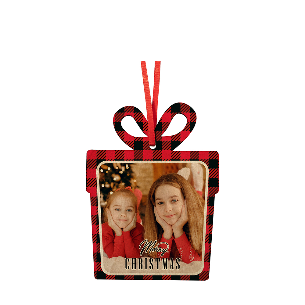 Sublimation Double-Sided Plywood Ornament(Giftbox)