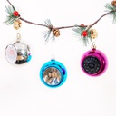 6cm Plastic Christmas Ball Ornament with dyesub insert