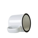 13oz/400ml Ceramic Enamel Mug (White)