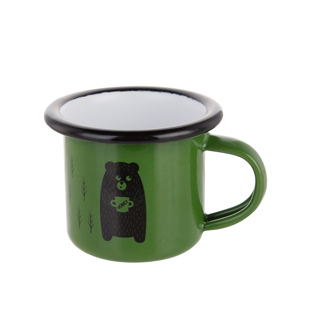 3oz/100ml Colored Enamel Mug(Green)