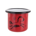 3oz/100ml Colored Enamel Mug(Red)