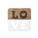 Engraving Marble Wood Coasters(Square,10*10*1cm)