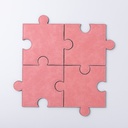 PU Puzzle Coaster(Pink, 12*12cm)
